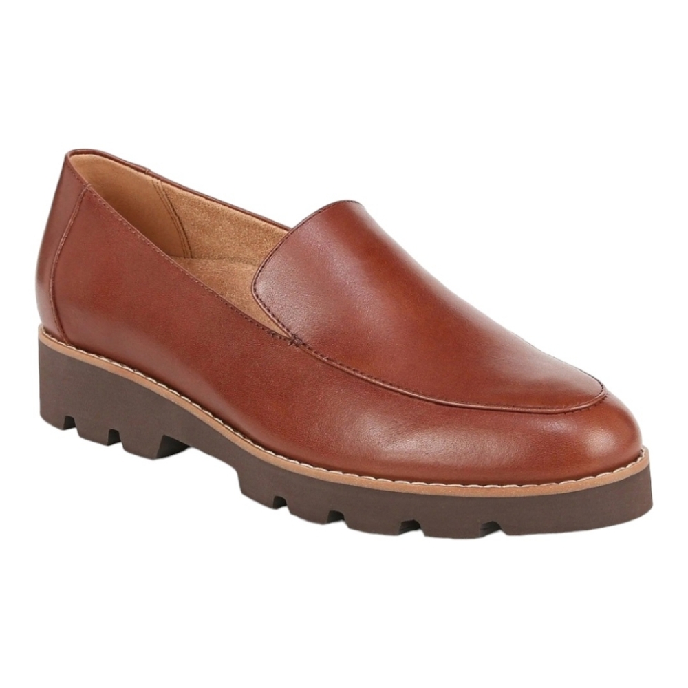 Vionic Brown Leather Loafers